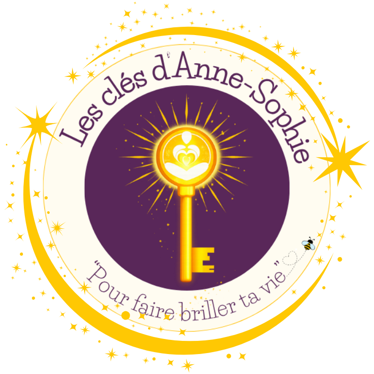 Logo Les clés d'anne-sophie Anne-sophie marchal sophrologue &thérapeute énergétique